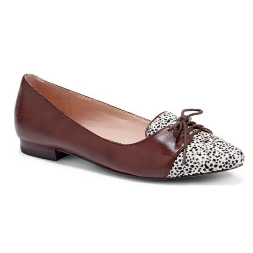 Sole Society Brown Lillie Pointed Flats
